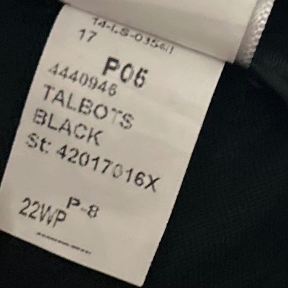 Talbots Shorts 22WP Black Casual Chino 44X9 Preppy Beach Party Stretch Comfort - Picture 11 of 11